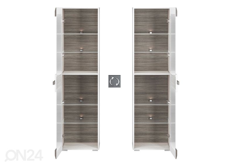 Vitriinkapp Bianca 55 cm suurendatud