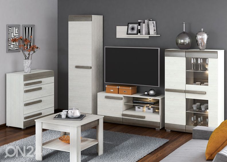 Vitriinkapp Bianca 92 cm suurendatud