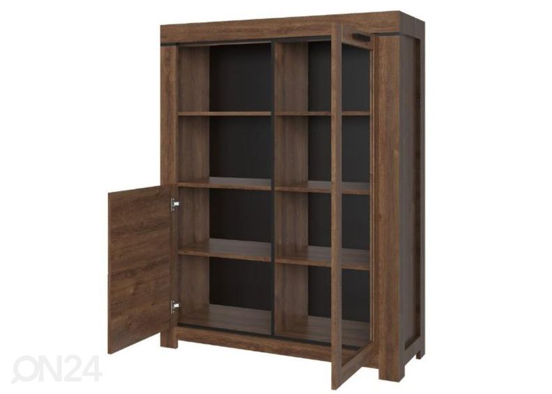 Vitriinkapp Brass 112 cm suurendatud