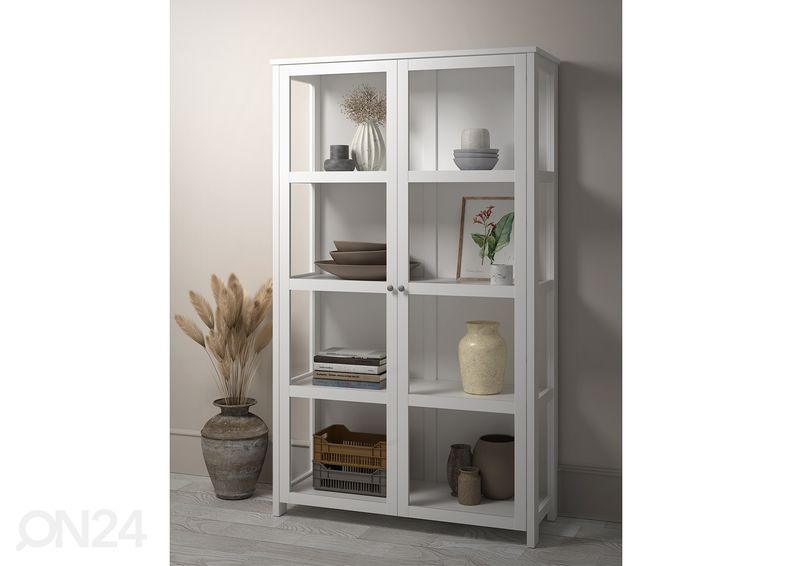 Vitriinkapp Excellent, valge suurendatud