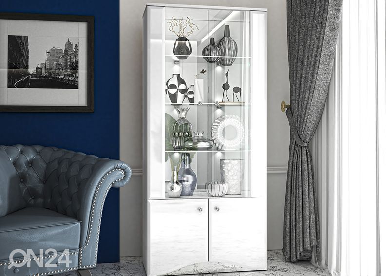 Vitriinkapp Glara 87 cm suurendatud