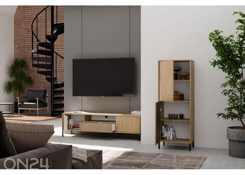 Vitriinkapp ilma klaasita Loire II suurendatud