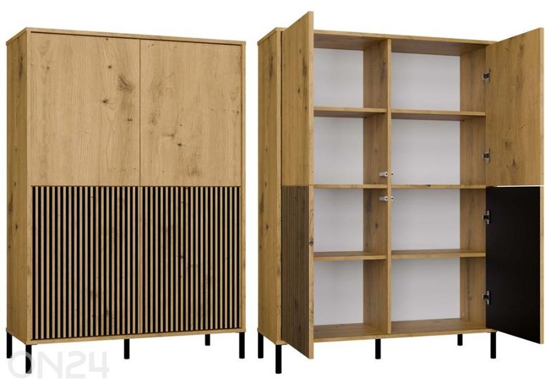 Vitriinkapp ilma klaasita Loire II suurendatud