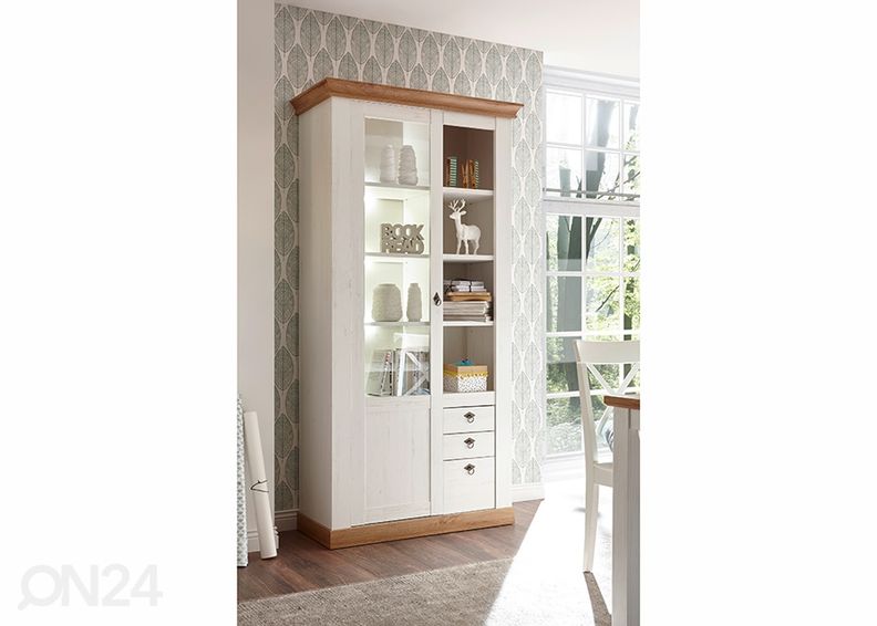 Vitriinkapp Landhaus 102 cm suurendatud