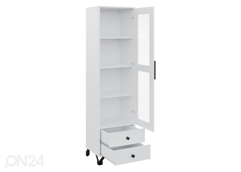 Vitriinkapp + LED valgustus suurendatud