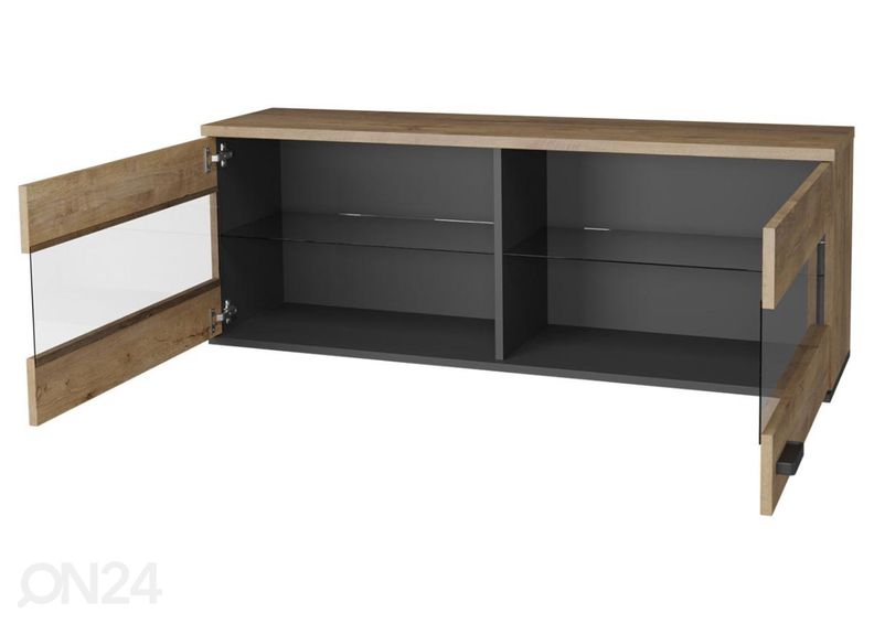 Vitriinkapp + LED valgustus suurendatud