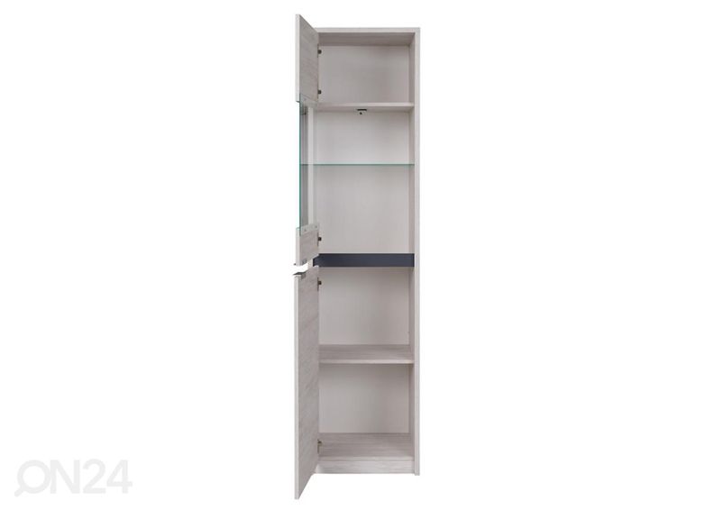 Vitriinkapp + LED valgustus suurendatud