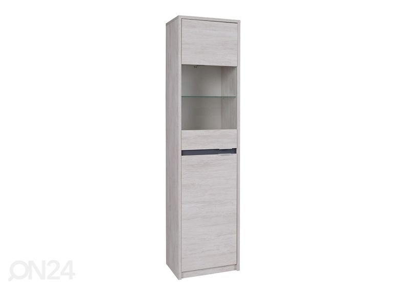 Vitriinkapp + LED valgustus suurendatud