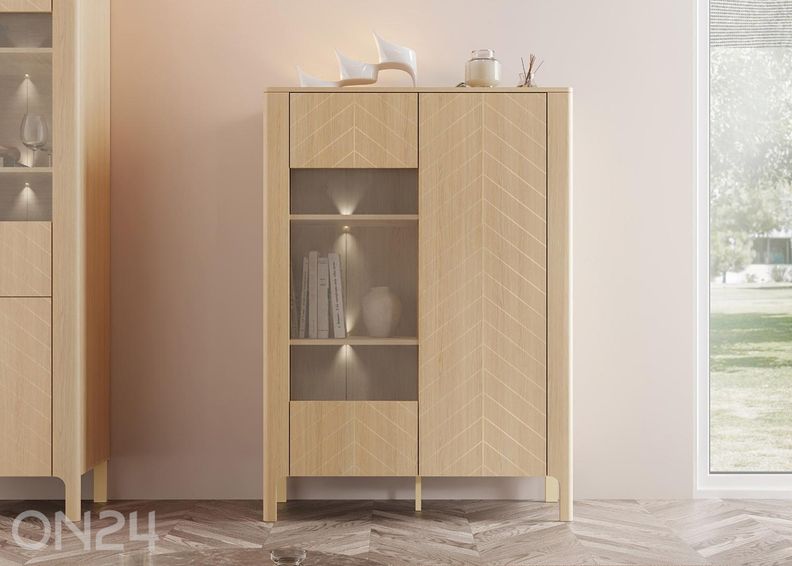 Vitriinkapp Malumi + LED suurendatud