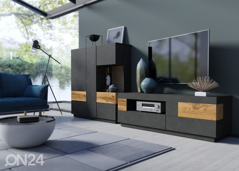 Vitriinkapp, matera/tamm suurendatud