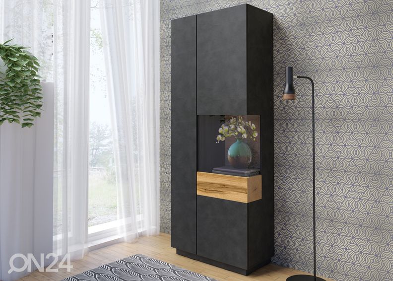 Vitriinkapp, matera/tamm, parempoolne suurendatud