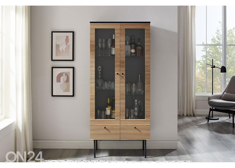 Vitriinkapp Melvin 79 cm suurendatud