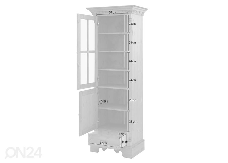 Vitriinkapp Milano suurendatud