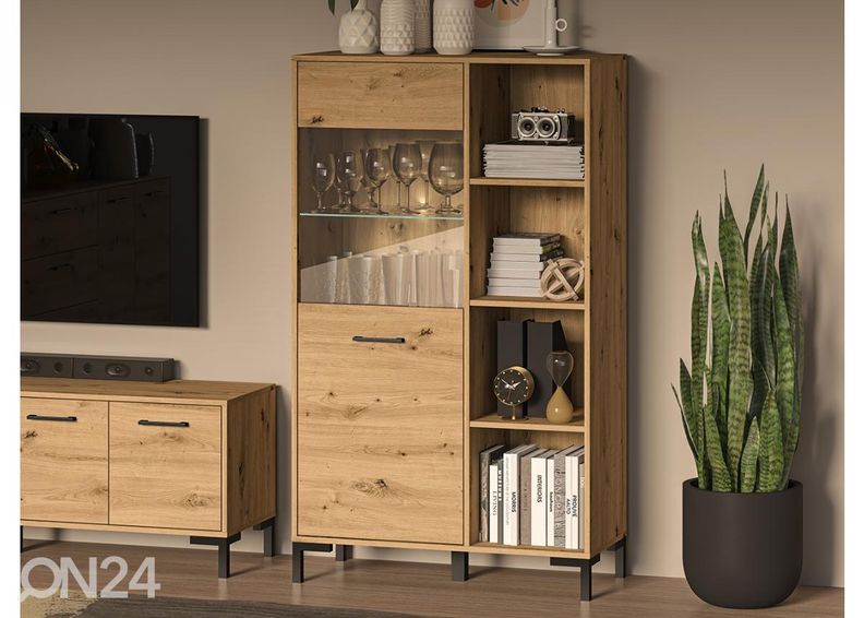 Vitriinkapp Porto 90 cm suurendatud