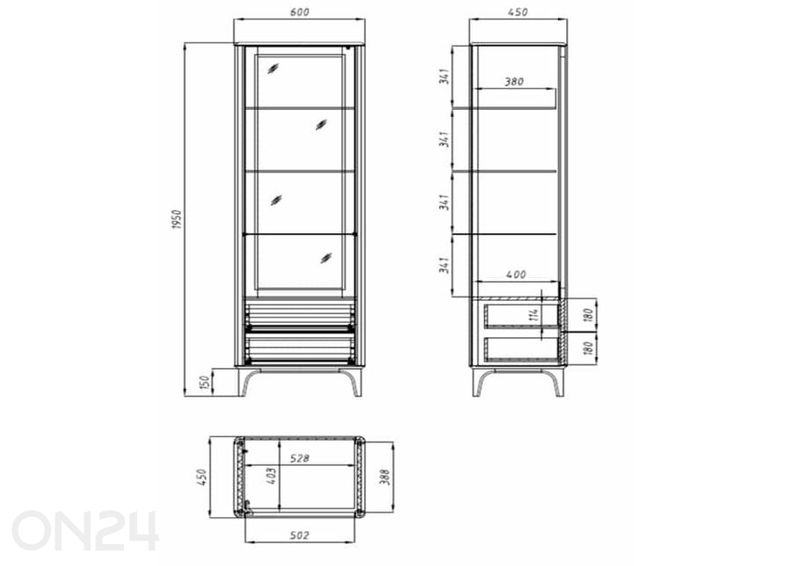 Vitriinkapp Salt suurendatud