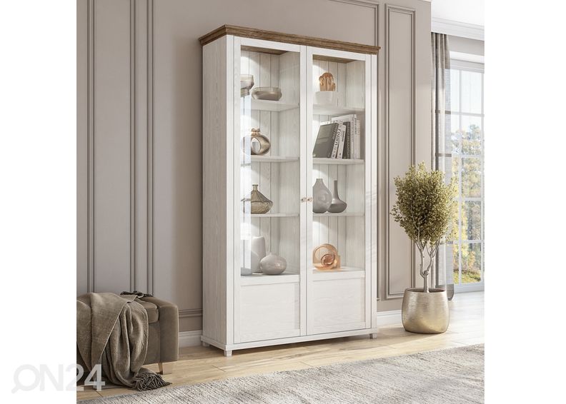 Vitriinkapp, valge suurendatud