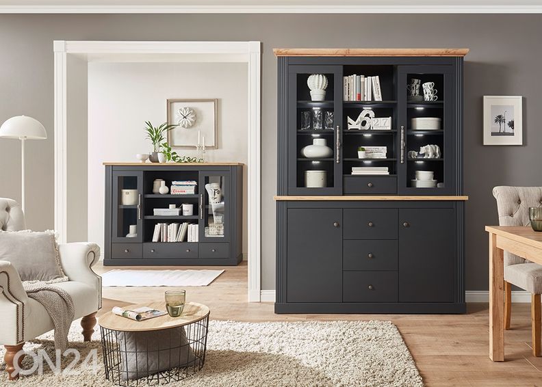 Vitriinkapp Westminster 160 cm suurendatud