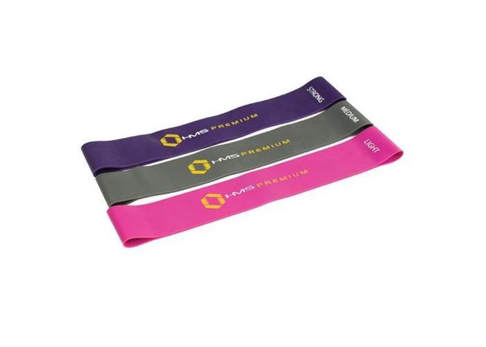 Võimlemiskummide komplekt HMS PRO SET GU04 suurendatud