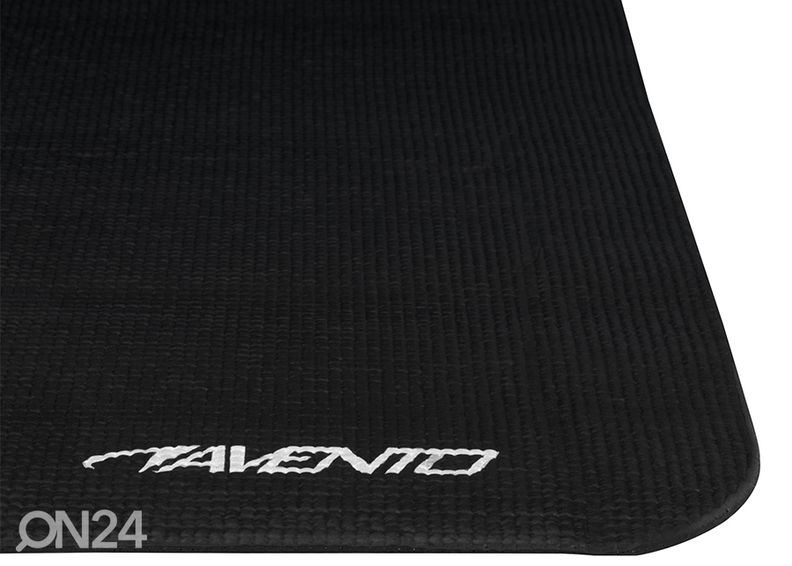 Võimlemismatt / joogamatt Avento PVC 173x61 cm must suurendatud