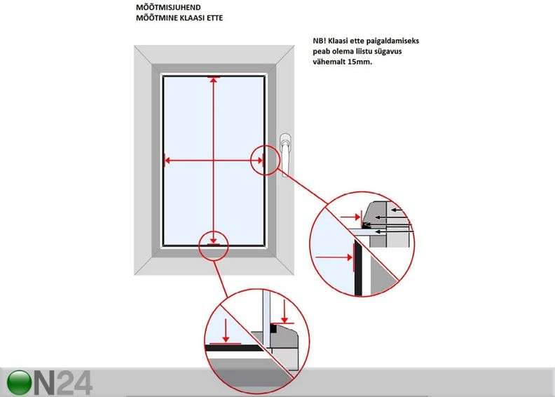 Voldikkardin 20-50x240 cm suurendatud