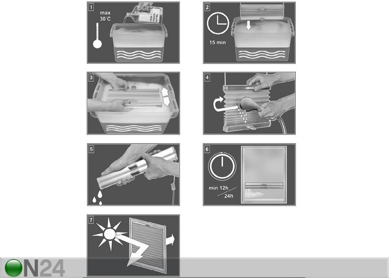 Voldikkardin 60-70x130 cm suurendatud