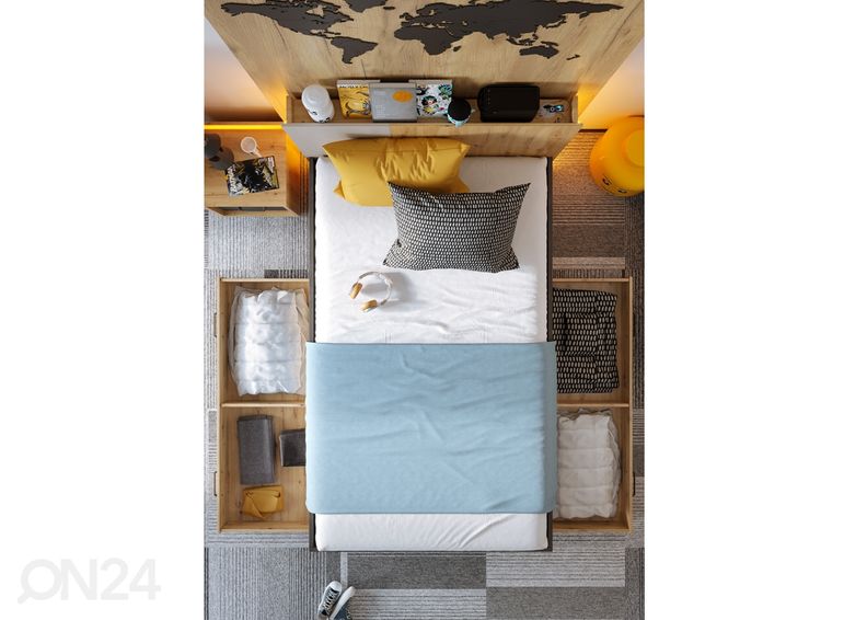 Voodi 120x200 cm suurendatud