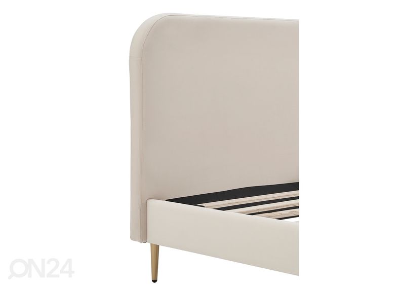 Voodi 140x200 cm, beež suurendatud