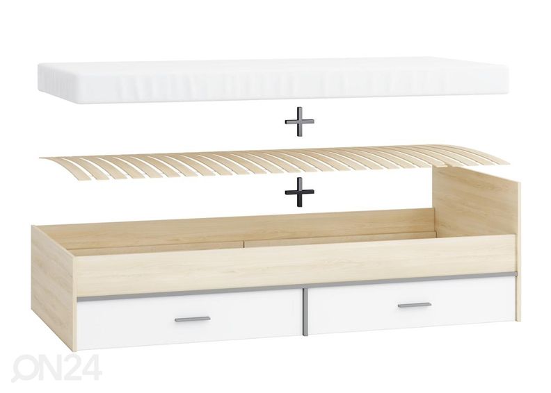 Voodi 90x200 cm suurendatud