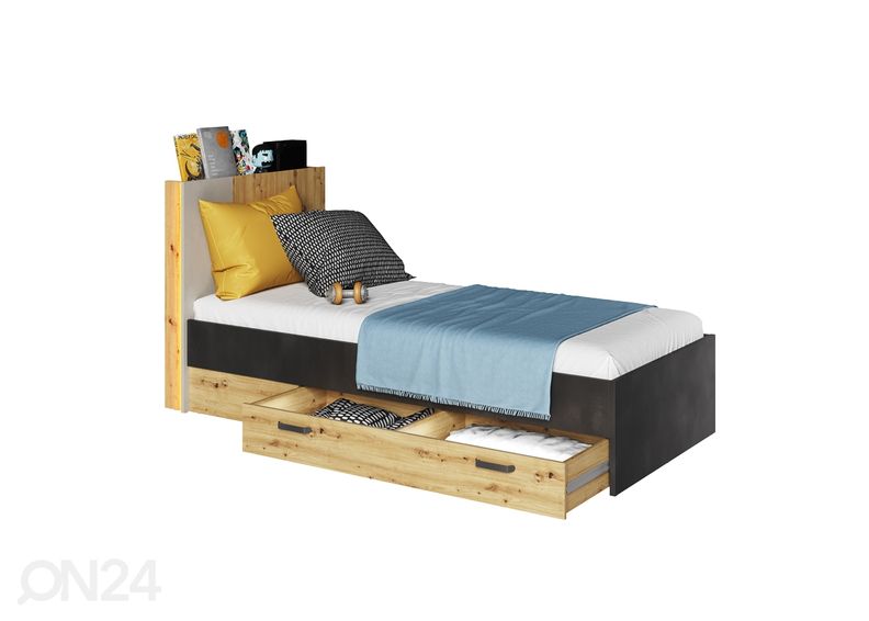 Voodi 90x200 cm suurendatud