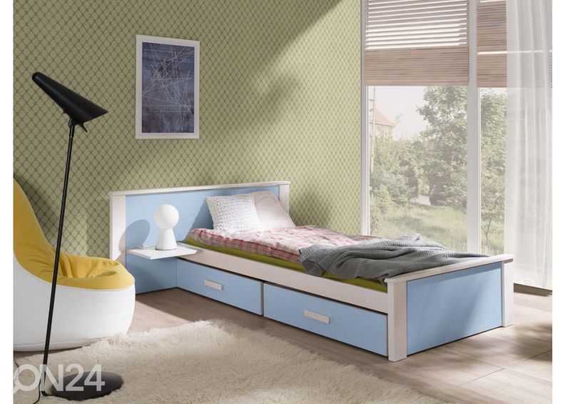 Voodi 90x200 cm suurendatud
