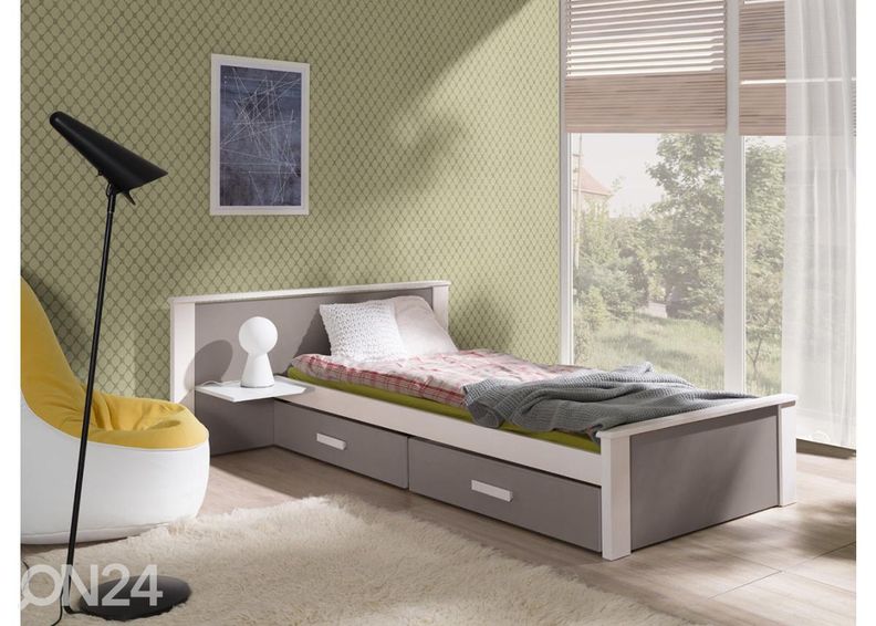 Voodi 90x200 cm suurendatud
