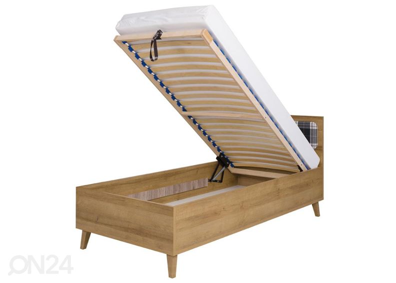 Voodi 90x200 cm suurendatud