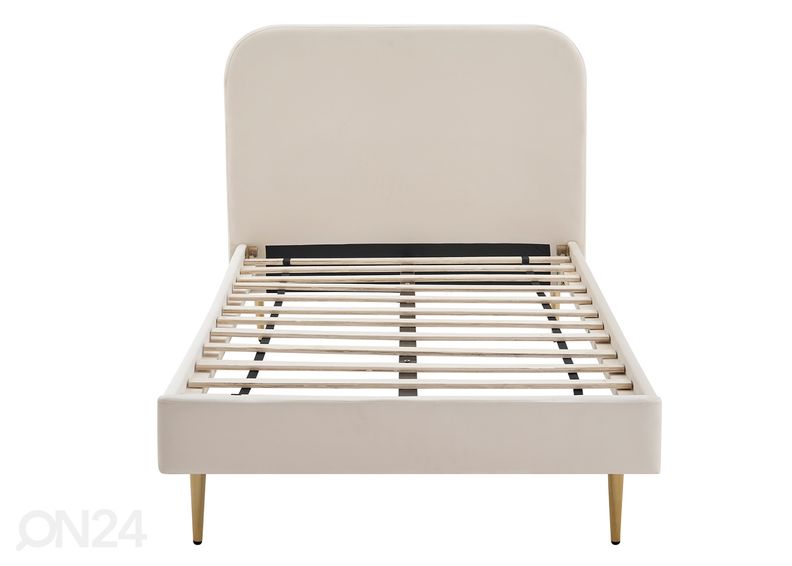 Voodi 90x200 cm, beež suurendatud