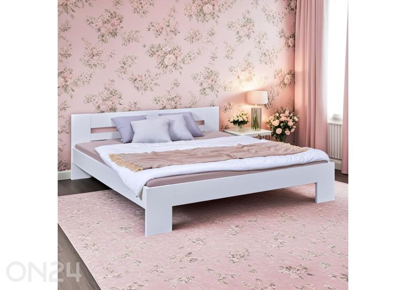 Voodi Annik 180x200 cm, valge suurendatud