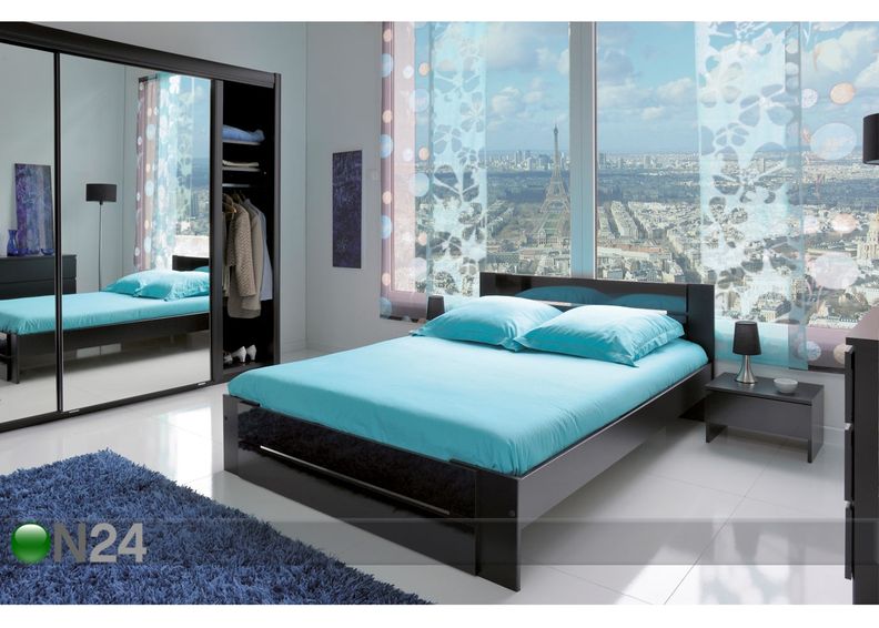 Voodi Black 160x200 cm suurendatud
