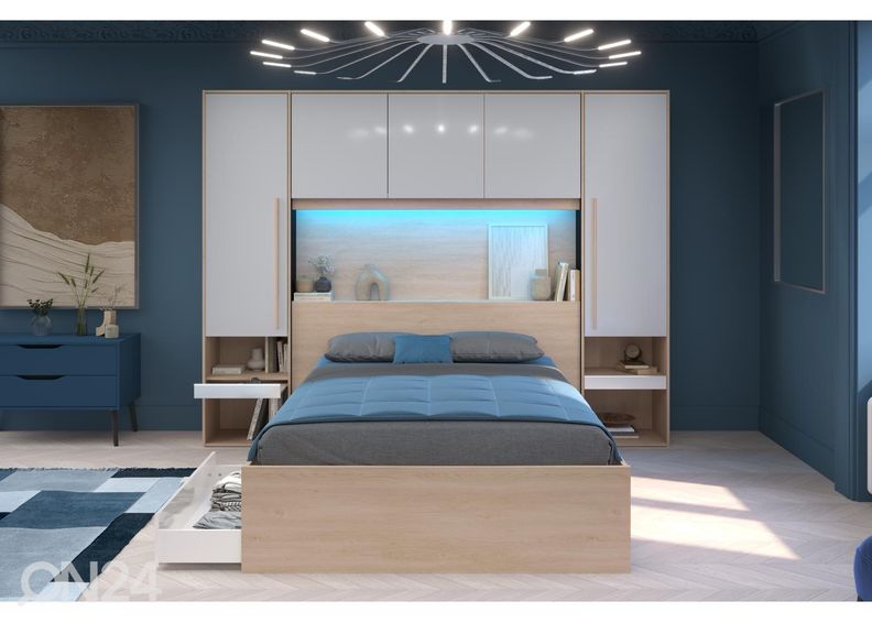 Voodi Bridge 160x200 cm suurendatud