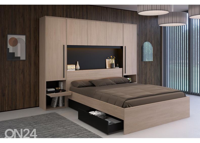 Voodi Bridge 160x200 cm suurendatud