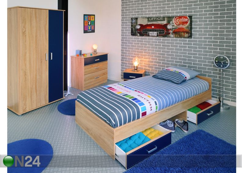 Voodi Campus 90x200 cm suurendatud