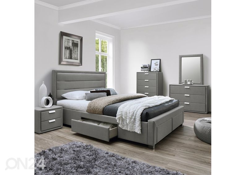 Voodi Caren madratsiga 160x200 cm suurendatud