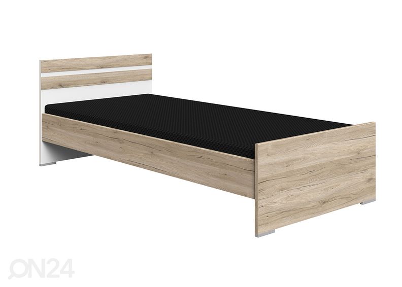 Voodi Cariba 90x200 cm suurendatud