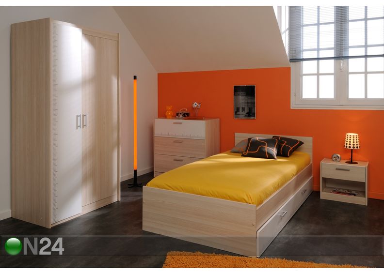 Voodi Charly 90x200 cm suurendatud