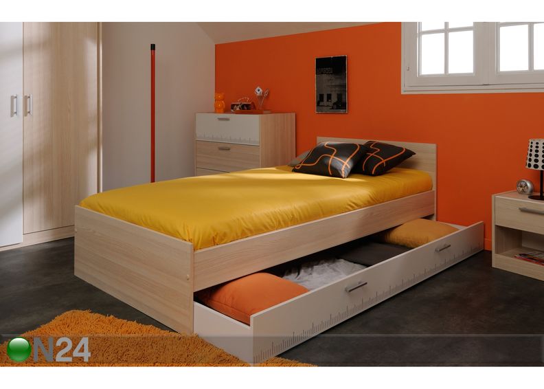 Voodi Charly 90x200 cm suurendatud