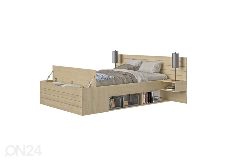 Voodi Delta 140x190 cm suurendatud