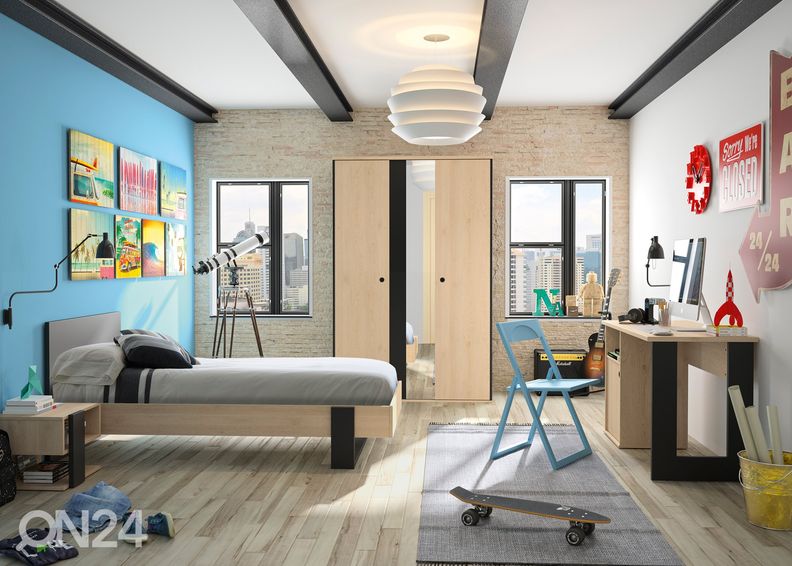 Voodi Duplex 90x200 cm suurendatud