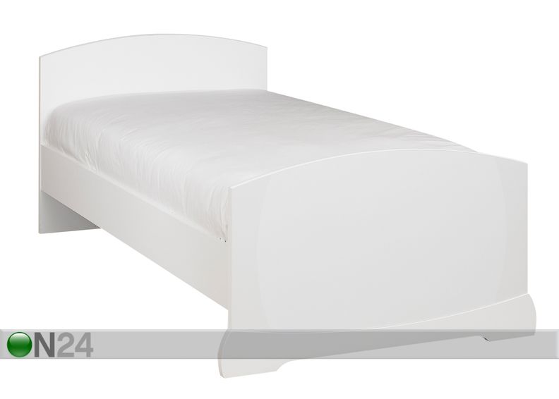 Voodi For Small 90x200 cm valge suurendatud