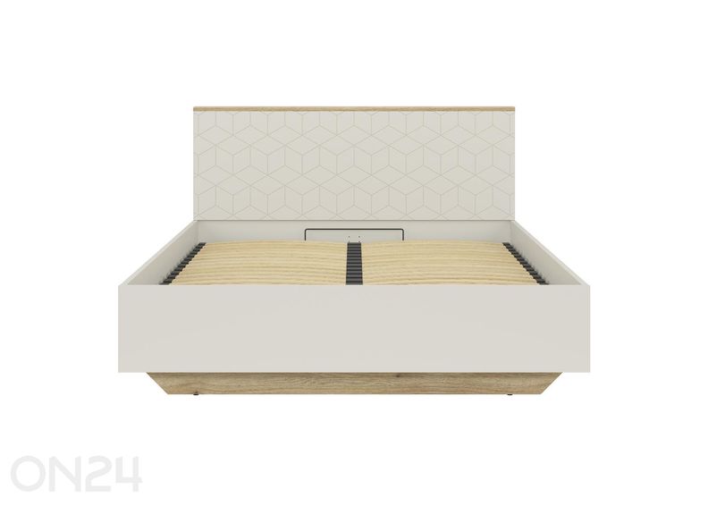 Voodi Glamour pesukastiga 160x200 cm suurendatud