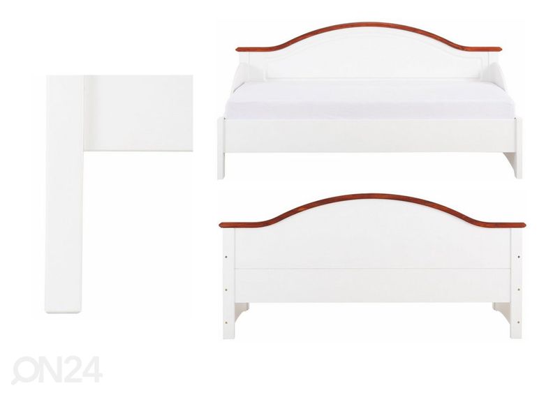 Voodi Konrad 90x200 cm suurendatud