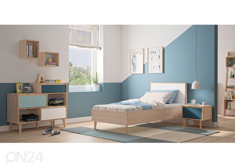 Voodi Larvik 120x200 cm suurendatud