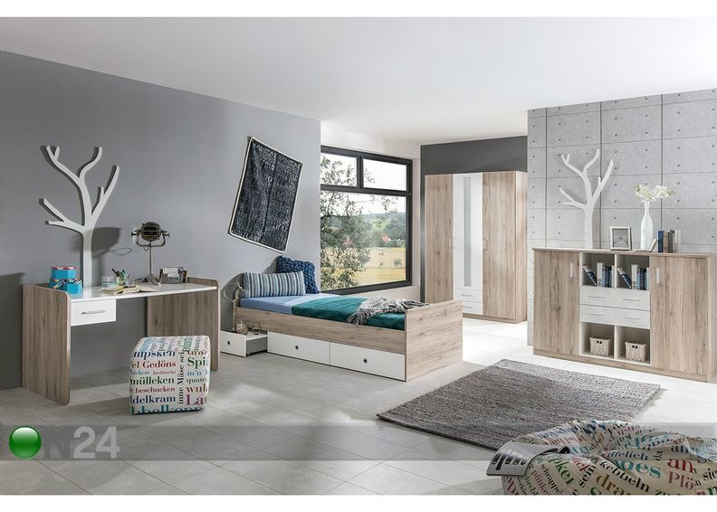 Voodi Lenny 90x200 cm suurendatud