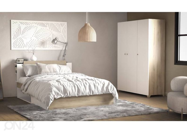 Voodi Life sahtlitega 140x190/200 cm suurendatud